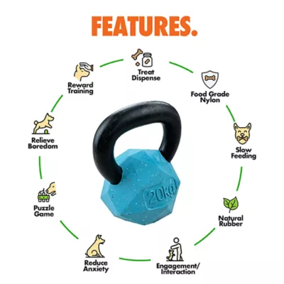 ARLEE Max Fusion with Nike Grind, Kettle Bell Dog Toy - Image 3