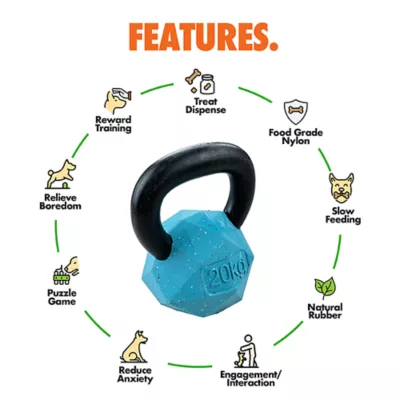 ARLEE Max Fusion with Nike Grind, Kettle Bell Dog Toy - Image 3