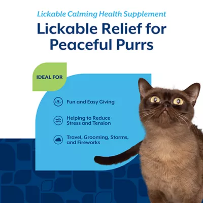 Product NaturVet Lickable Calming Health Supplement for Cats, Salmon Flavor, 3.2 fl oz