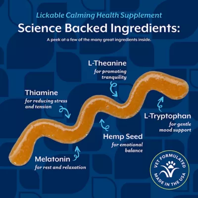 Product NaturVet Lickable Calming Health Supplement, Peanut Butter Flavor, 6.4 fl oz