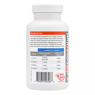 Product Nutramax Cosequin DS plus MSM plus HA Chewable Tabs, 75 Count