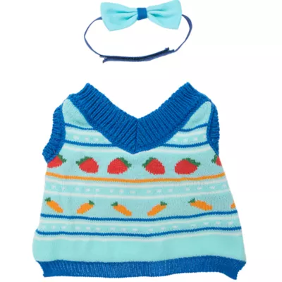 Full Cheeks® Small Pet Vest & Bowtie Costume - Image 2