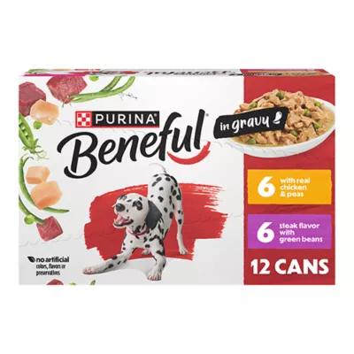 Purina® Beneful® Adult Wet Dog Food - Steak & Chicken With Gravy 30 ct 5.5 oz - Image 1