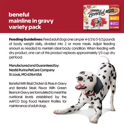 Purina® Beneful® Adult Wet Dog Food - Steak & Chicken With Gravy 30 ct 5.5 oz - Image 7