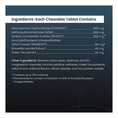 Nutramax Dasuquin with MSM, Joint Health Supplement, Chewable Tablets, 150 Count - Image 7