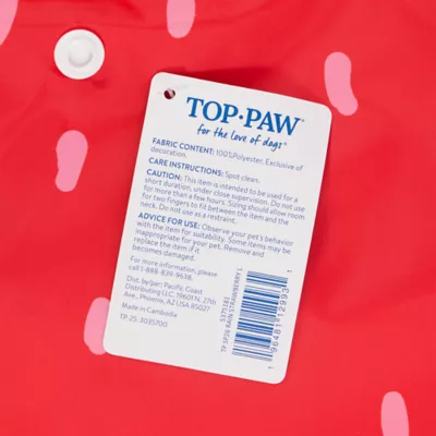Top Paw® Strawberry Raincoat - Image 6