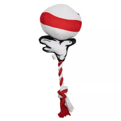 Cat in the Hat Rope Ball Plush Dog Toy - Image 2