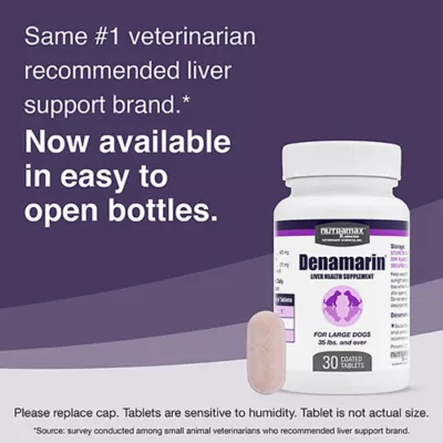 Product Nutramax Denamarin for Dogs 425mg x 30 Tablet Bottle