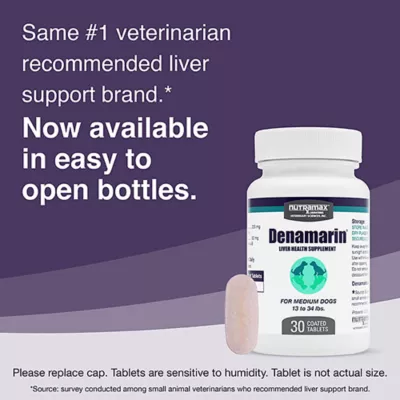 Product Nutramax Denamarin for Dogs 425mg x 30 Tablet Bottle