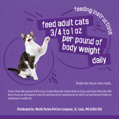 Product Friskies® Meaty Bits Adult Wet Cat Food In Gravy Variety Pack - 12 Ct, 66 Oz