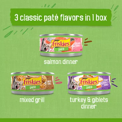 Product Friskies® Pate Adult Wet Cat Food Variety Pack - 12 Ct, 66 Oz