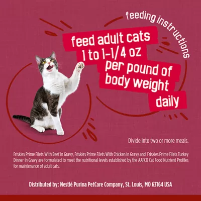 Product Friskies® Meaty Prime Filets Adult Wet Cat Food Variety Pack - 24 Ct, 132 Oz