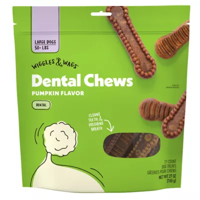 Wiggles & Wags® All Life Stages Dental Dog Treat - Large - Image 1