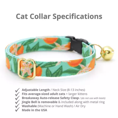 Made By Cleo® Cat Collar - Clementine Blossom - Image 2