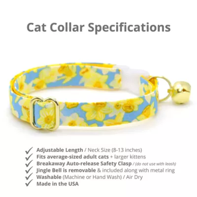 Made By Cleo® Cat Collar - Daffodils - Image 2