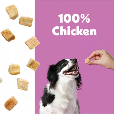 Wiggles & Wags Freeze Dried Chicken Crunchy Dog Treats - Image 3