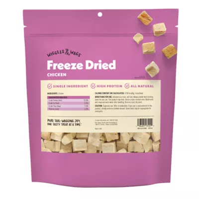 Wiggles & Wags Freeze Dried Chicken Crunchy Dog Treats - Image 6