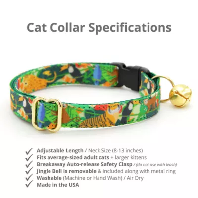 Made By Cleo® Cat Collar - Jungle Vibes - Image 2