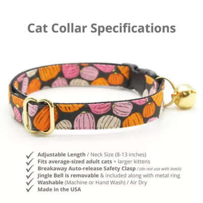 Made By Cleo® Cat Collar - Pumpkin Toss - Image 2