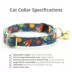 Made By Cleo® Cat Collar - Retro Rockets image thumbnail 2