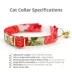 Made By Cleo® Cat Collar - Roses image thumbnail 2