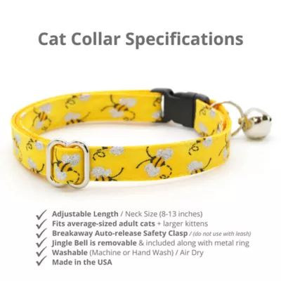 Made By Cleo® Cat Collar - Show Me the Honey - Image 2