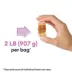 Wiggles & Wags® All Life Stages Wrapped Biscuit Dog Treat - Biscuit Wrapped With Chicken Jerky image thumbnail 2