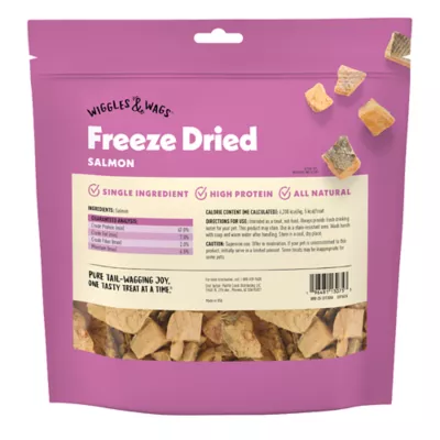 Wiggles & Wags Freeze Dried Dog Training Treats - Salmon 9oz - Image 6