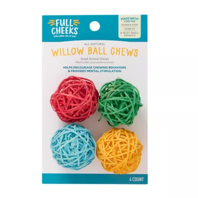 Full Cheeks® Small Pet Willow Ball Chews - Image 2
