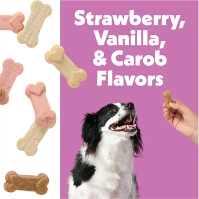 Wiggles & Wags® All Life Stages Cookie Dog Treats - Strawberry, Vanille, & Carob - Image 3