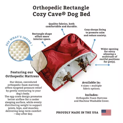 Product Snoozer® Cozy Cave® Rectangular Ortho Dog Bed