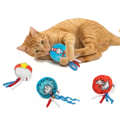 Cat in the Hat Plush Balls Cat Toy 4-Pack - Image 5