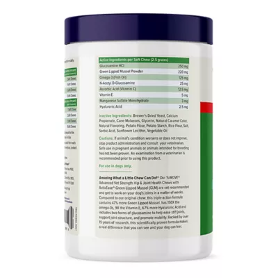 Vetnique's YuMOVE Dog Advanced Vet Strength Hip & Joint, Seafood Flavor Soft Chews, multiple sizes - Image 2