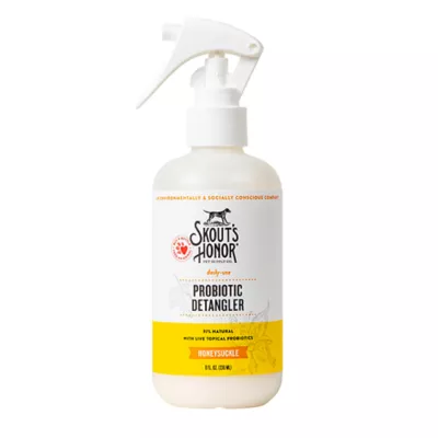Skout's Honor Pet Probiotic Detangler, Honeysuckle, 8 Fl Oz - Image 1