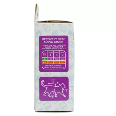 Calm Paws Calming Recovery Vest for Cats, Includes 1 Recovery Vest, 1 Calming Disk - Image 2