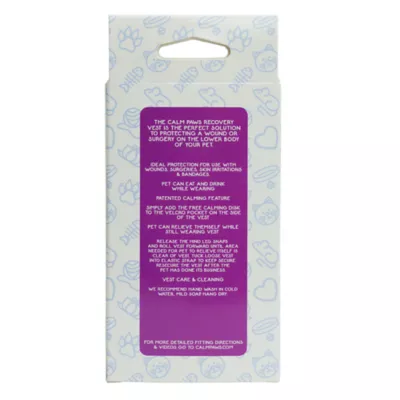 Calm Paws Calming Recovery Vest for Cats, Includes 1 Recovery Vest, 1 Calming Disk - Image 4