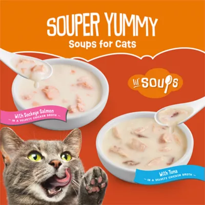 Friskies Lil' Soups Fish-a-Licious Variety Pack, Cat Treats, 34 g x 18 - Image 6