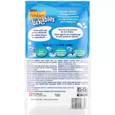 Friskies Lil' Lickables Cat Treats - Ocean Whitefish, 4 count - Image 9
