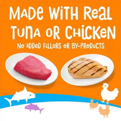 Friskies Lil' Lickables Cat Treats Tuna & Chicken Variety Pack, 10 count - Image 2