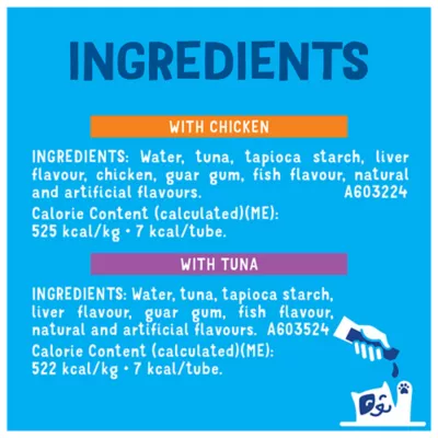 Friskies Lil' Lickables Cat Treats Tuna & Chicken Variety Pack, 10 count - Image 6