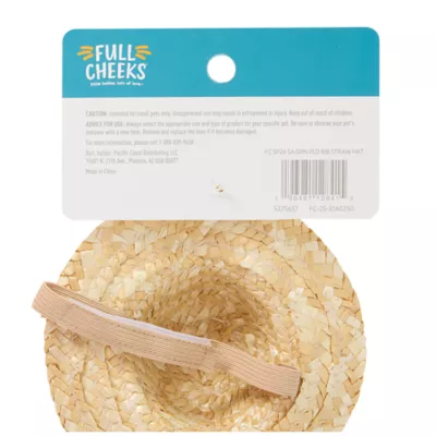 Full Cheeks® Small Pet Straw Hat - Image 3