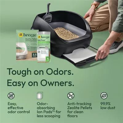Purina Tidy Cats Breeze Cat Litter Box System Kit with Pellet Cat Litter, Litter Box, and Litter Box - Image 4