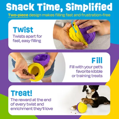 Product Brightkins Tough & Tumble 2-piece Texture Ball