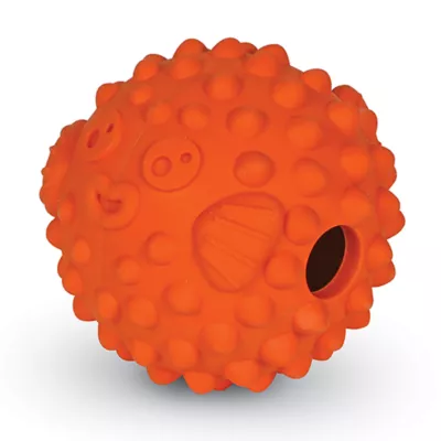 Brightkins Tough & Tumble Treat Dispenser Pufferfish - Image 1