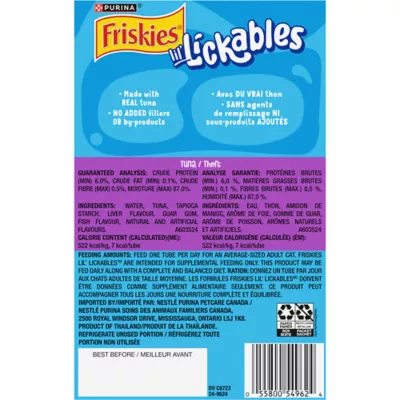 Friskies Lil' Lickables Cat Treats - Tuna, 20 count - Image 9