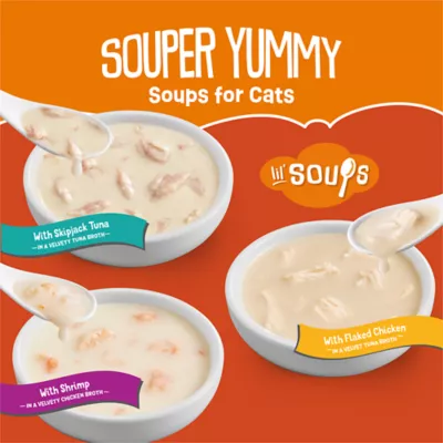 Friskies Lil' Soups Surfin & Turfin Variety Pack, Cat Treats, 34 g x 18 - Image 6