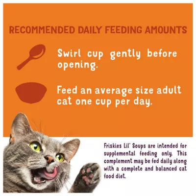 Friskies Lil' Soups Surfin & Turfin Variety Pack, Cat Treats, 34 g x 18 - Image 9