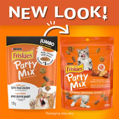 Friskies Party Mix Cat Treats - Original Crunch with Real Chicken, 510 g - Image 2