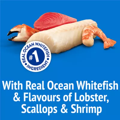 Friskies Party Mix Cat Treats - Ocean Crunch with Real Ocean Whitefish, 510 g - Image 2