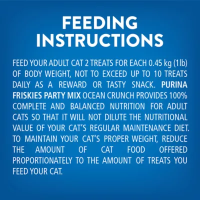 Friskies Party Mix Cat Treats - Ocean Crunch with Real Ocean Whitefish, 510 g - Image 9